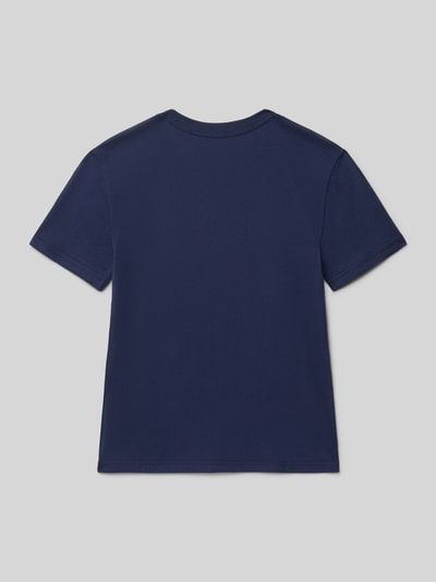 Polo Ralph Lauren Teens T-shirt met labelstitching Marineblauw - 3