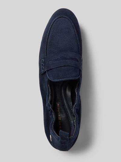 Tommy Hilfiger Moccasins met een treklus Marineblauw - 4