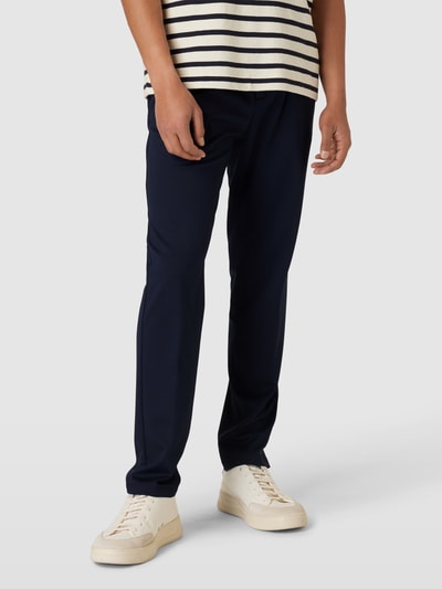 s.Oliver BLACK LABEL Broek met elastische band met tunnelkoord, model 'JOGGSUIT' Marineblauw - 4