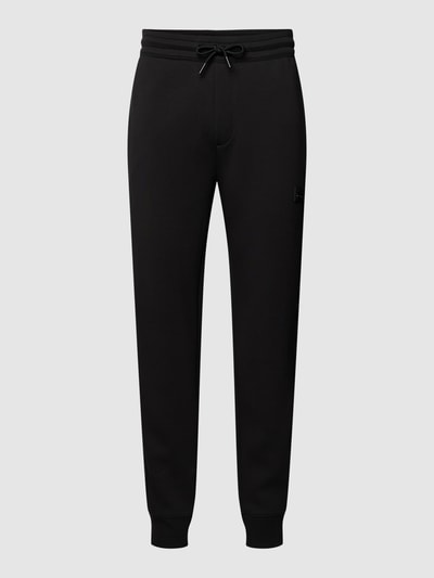 HUGO Sweatpants mit Label-Badge Modell 'Demboss' Black 2