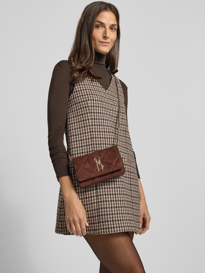 Steve Madden Crossbodytas met labeldetail Donkerbruin - 1