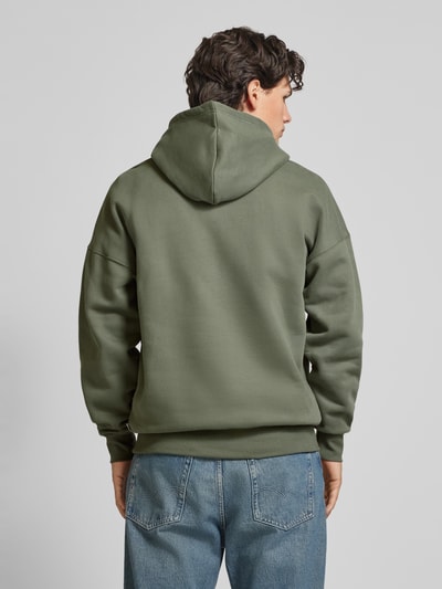 Only & Sons Hoodie met licht verbrede schouders, model 'DAN LIFE' Rietgroen - 5