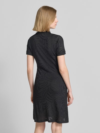 HUGO Körpernahes Freizeitkleid aus Viskose-Mix Modell 'NOFINA_1' Black 5