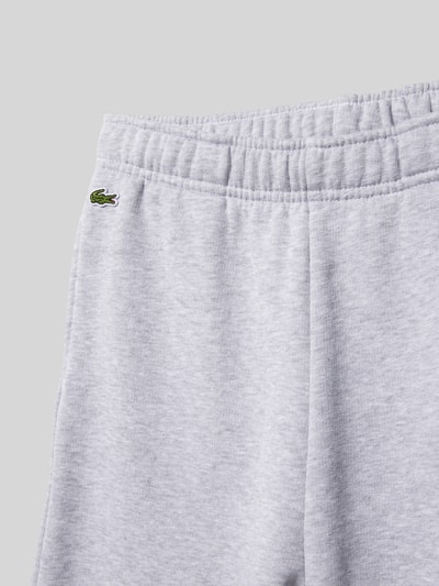 Lacoste Sweatpants mit Logo-Stitching Mittelgrau Melange 2