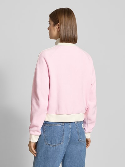 adidas Originals Sweatjack met opstaande kraag Roze gemêleerd - 5