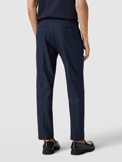 Selected Homme Bundfaltenhose mit Zierleisten Modell 'BARRY' Marineblau 5