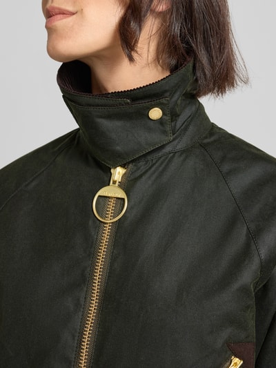 Barbour Relaxed Fit Wachsjacke aus reiner Baumwolle Modell 'ARLENE' Oliv 3