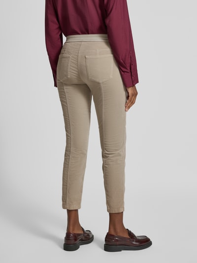 Luisa Cerano Hose mit Eingrifftaschen Beige 5