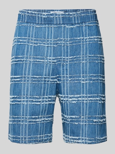 Samsøe Samsøe Regular Fit Shorts mit Strukturmuster Modell 'SASONNY' Jeansblau 2