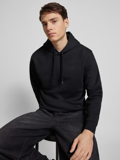 Replay Hoodie mit gerippten Abschlüssen Black 3