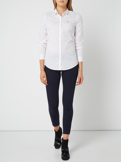 Only Cropped Skinny Fit Jeans mit Stretch-Anteil Modell 'Kendell' Jeansblau 1