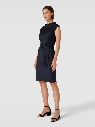 Windsor Cocktailkleid mit Knotendetail Marine 1