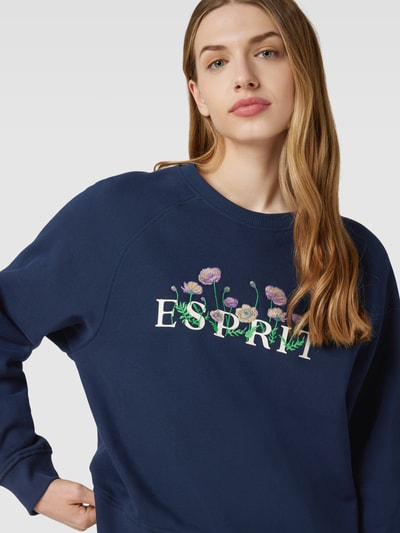 Esprit Sweatshirt mit Label-Print Marine 3