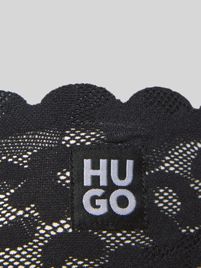 HUGO String mit Label-Detail Black 2