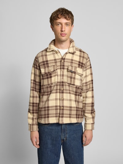 Blend Regular fit vrijetijdsoverhemd met kentkraag, model 'BAKI' Beige - 4