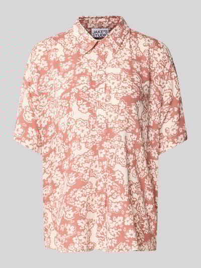 JAKE*S STUDIO WOMAN Relaxed Fit Bluse aus Viskose mit 1/2-Arm Terra 2
