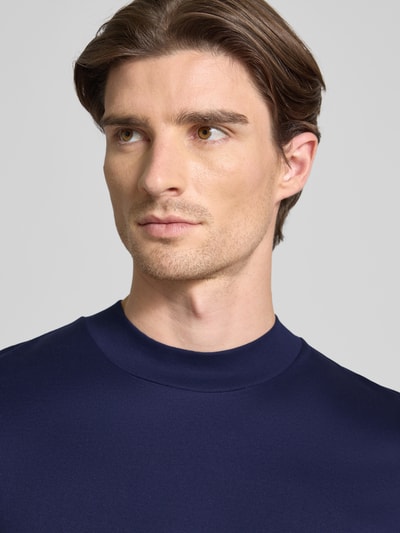 HUGO Slim Fit T-Shirt aus reiner Baumwolle Modell 'DIMERSOM' Marine 3