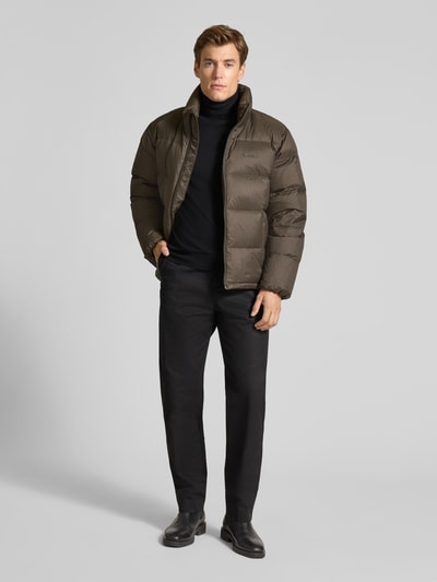 CK Calvin Klein Gewatteerd jack met opstaande kraag Olijfgroen - 1