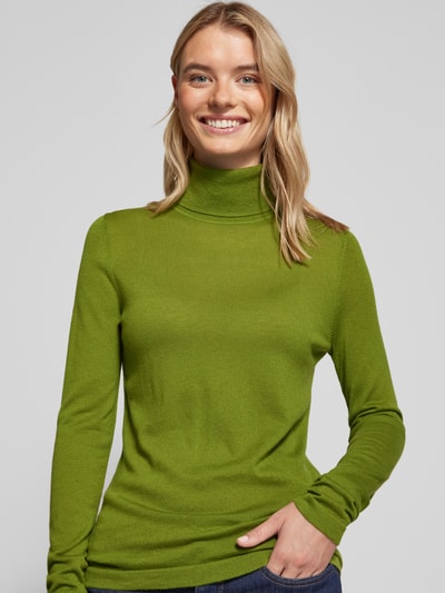 Christian Berg Woman Selection Gebreide pullover met ribboorden Groen - 3