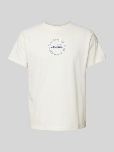 Ellesse T-Shirt mit Label-Print Modell 'MELODI' Offwhite 2