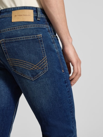 Tom Tailor Regular slim fit jeans met stretch, model 'Josh' Jeansblauw - 3