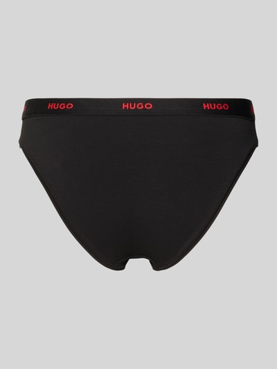 Produktfoto, Slip aus Baumwoll-Mix Modell 'HUGO ID BRIEF' von HUGO in Optik: Unifarben mit Label-Bündchen, elastisch, Jersey-Materialverarbeitung