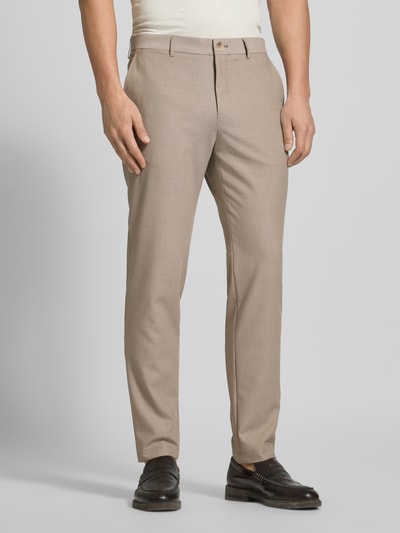 Matinique Skinny Fit Hose mit Eingrifftaschen Modell 'MAliam' Beige 4