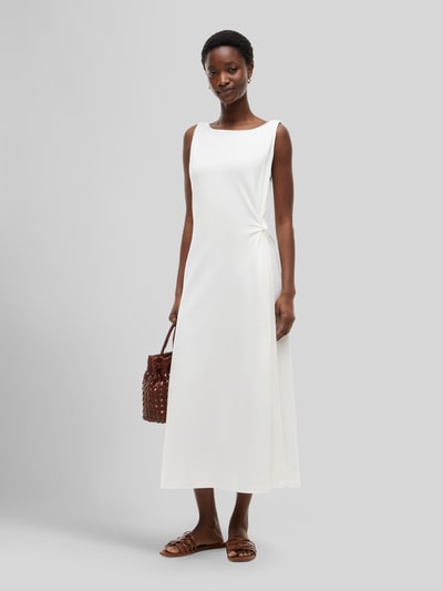 Tommy Hilfiger Körpernahes Freizeitkleid aus reiner Baumwolle Ecru 4