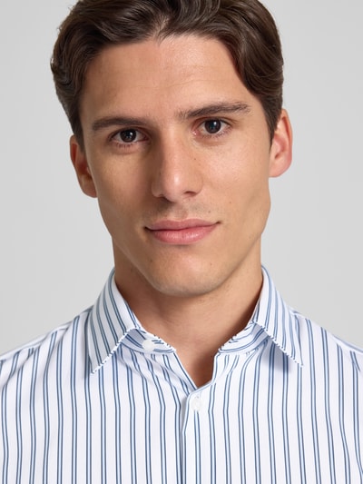 Jake*s Slim Fit Business-Hemd mit Kentkragen Weiss 3