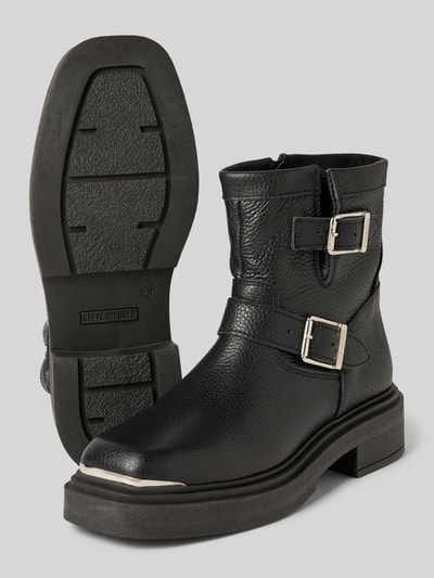 Steve Madden Lederstiefel mit Dornschließen Modell 'CHOICE' Black 4