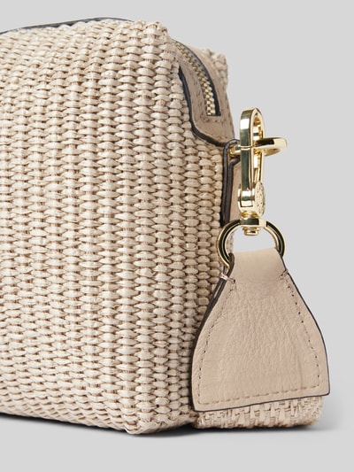 Abro Handtasche mit Label-Detail Modell 'KAIA' Beige 3