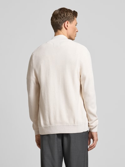 MCNEAL Strickjacke mit Reißverschluss Ecru Melange 5