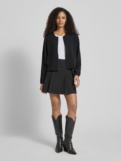 COMMA Kurzblazer mit Rundhalsausschnitt Black 1