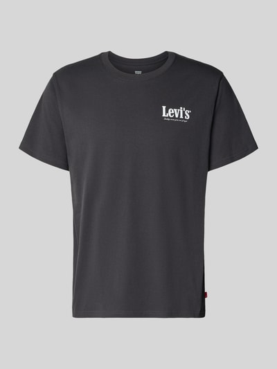 Levi's® T-shirt o kroju relaxed fit z czystej bawełny Czarny 2