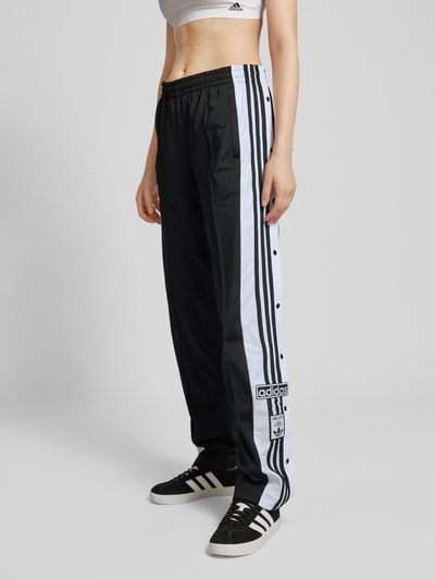 adidas Originals Sweatpants met drukknoopsluitingen opzij, model 'ADIBREAK' Zwart - 4