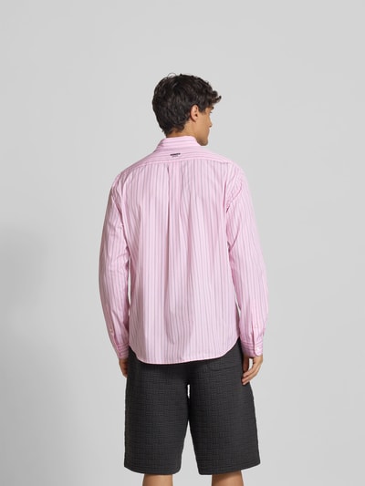 Kenzo Freizeithemd mit Logo-Stitching Hellrosa 5