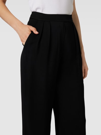 Emporio Armani Stoffen broek met omslag Zwart - 3