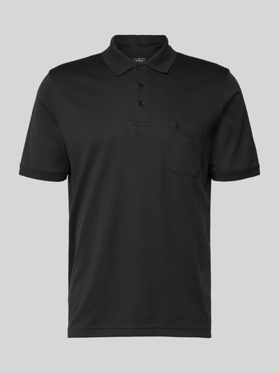 RAGMAN Regular Fit Poloshirt mit Brusttasche Black 2