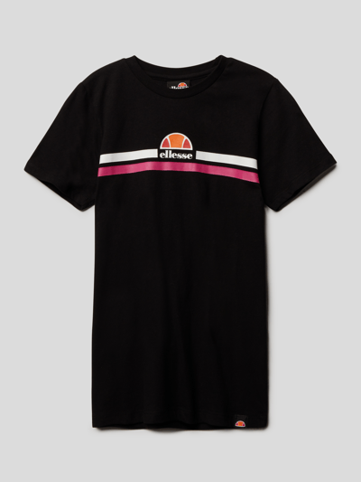 Ellesse T-Shirt mit Label-Print Black 1