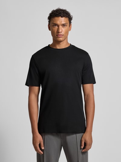 Casual Friday T-shirt van puur katoen, model 'NILO' Zwart - 4
