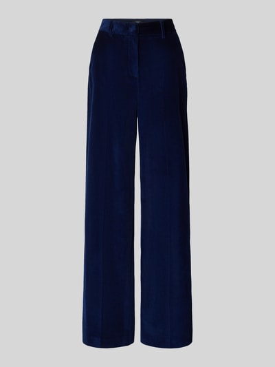 Weekend Max Mara Straight Fit Cordhose aus reiner Baumwolle mit seitlichen Eingrifftaschen Modell 'TANIA' Marine 1