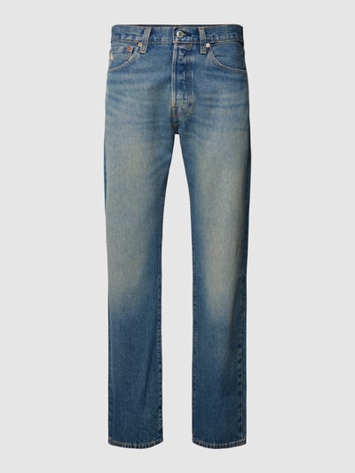 Levi's® Jeansy z prostą nogawką i 5 kieszeniami model ‘501 MISTY LAKE’ Jeansowy niebieski 2