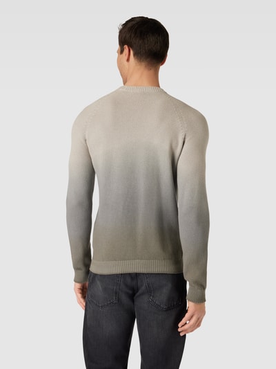 Paul & Shark Gebreide pullover in batiklook Lichtgrijs - 5