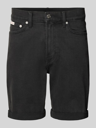 Calvin Klein Jeans Slim Fit Jeansshorts aus Baumwoll-Mix  Black 2