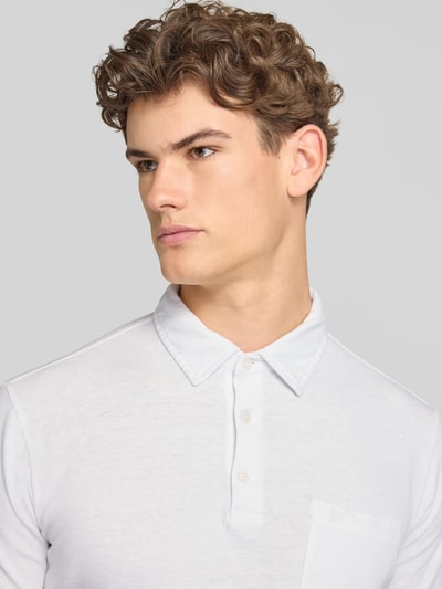 Superdry Slim Fit Poloshirt mit Brusttasche Offwhite 3