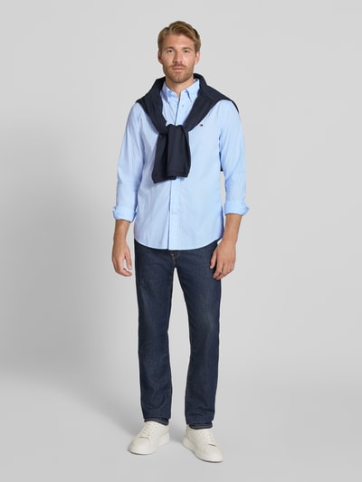 Tommy Hilfiger Body Fit Freizeithemd aus reiner Baumwolle Bleu 1