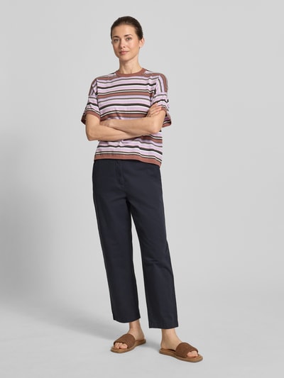 Jake*s Casual Chino mit Paspeltaschen am Gesäß Hellrosa 1