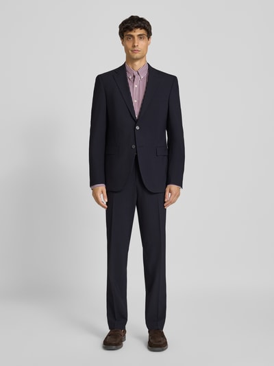 BOSS Regular Fit Anzughose aus Schurwoll-Mix Modell 'H-LEON-MM-C-NF' Blau 1