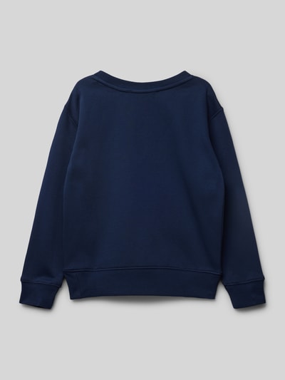 Polo Sport Sweatshirt met labelprint Marineblauw - 3