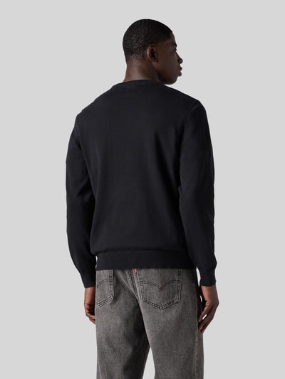 Levi's® Regular Fit Pullover aus Baumwoll-Mix mit Logo-Stitching Black 5